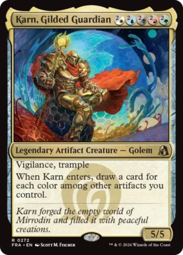 金色の守護者、カーン Karn, Gilded Guardian 英語 Foil