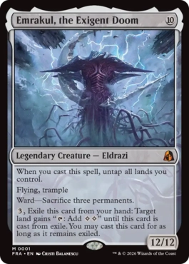 迫り来る破滅、エムラクール Emrakul, the Exigent Doom 英語 Foil