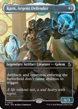 銀白の防衛者、カーン Karn, Argent Defender 英語 Foil
