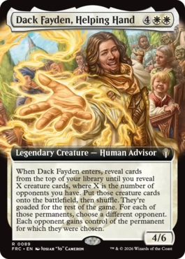 救いの手、ダク・フェイデン Dack Fayden, Helping Hand 英語