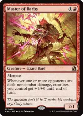 棘ある言葉の達人 Master of Barbs 英語 Foil