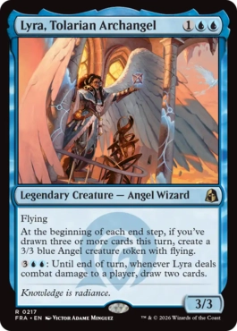 トレイリアの大天使、ライラ Lyra, Tolarian Archangel 英語 Foil
