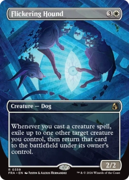 見え隠れする猟犬 Flickering Hound 英語