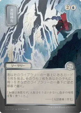 食糧補充 Stock Up 日本語 シルバースクロールFoil