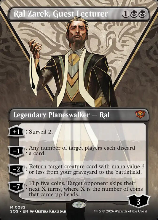 【EN】(282)《客員講師、ラル・ザレック/Ral Zarek, Guest Lecturer》[SOS] 黒MR