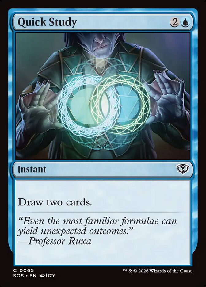 【EN】(065)《速足の学び/Quick Study》[SOS] 青C