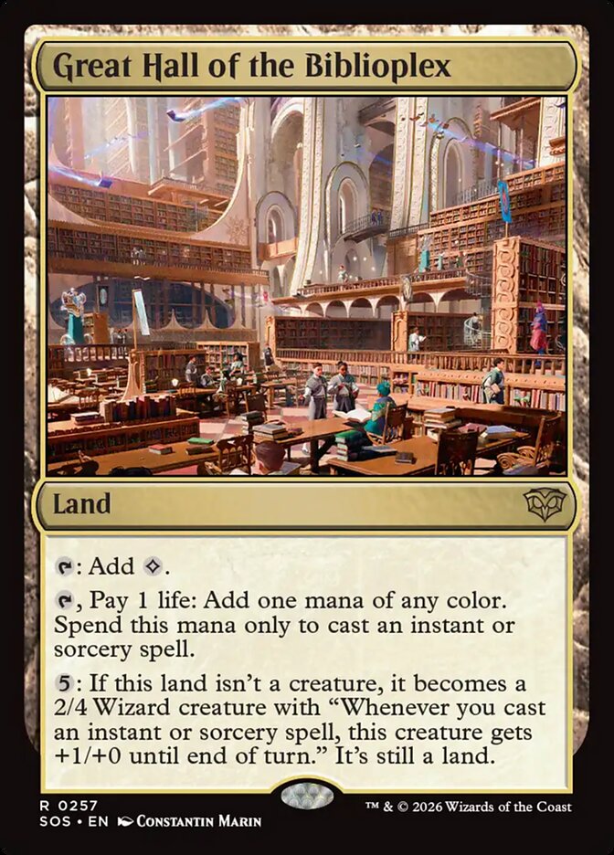 【EN】(257)《Great Hall of the Biblioplex》[SOS] 土地R