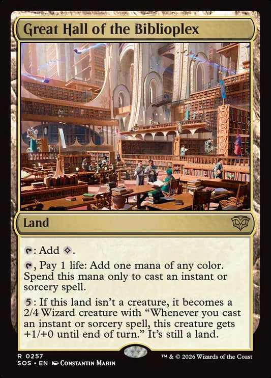 【EN】(257)《Great Hall of the Biblioplex》[SOS] 土地R