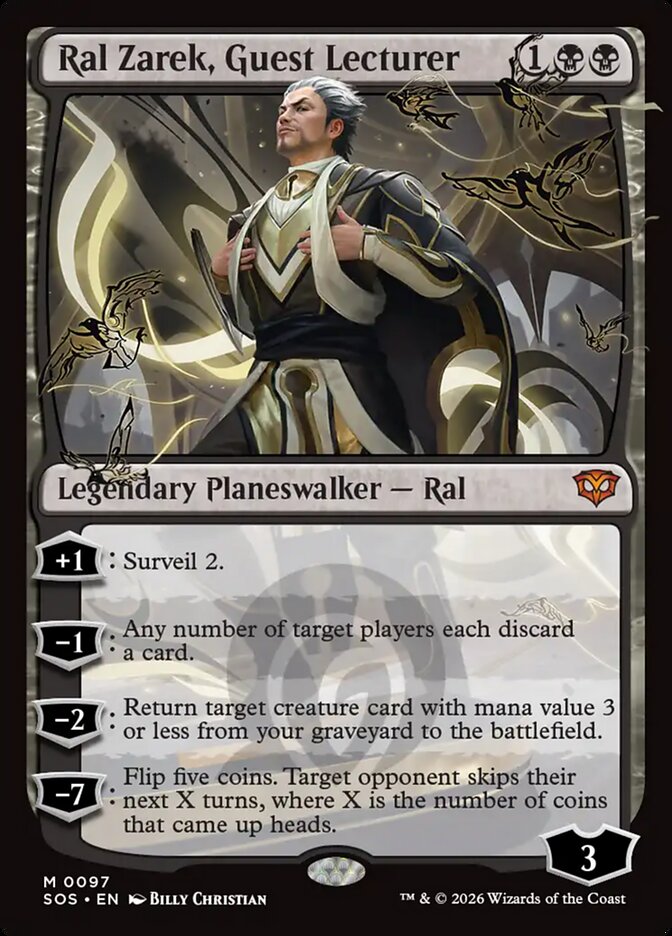 【EN】(097)《客員講師、ラル・ザレック/Ral Zarek, Guest Lecturer》[SOS] 黒MR