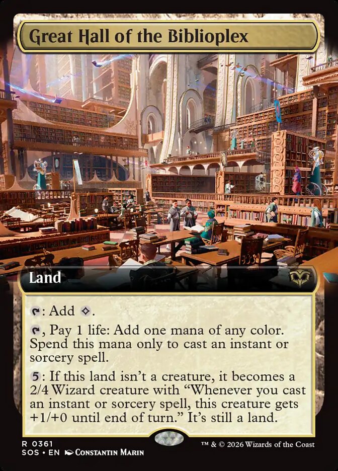 【EN】(361)《Great Hall of the Biblioplex》[SOS] 土地R