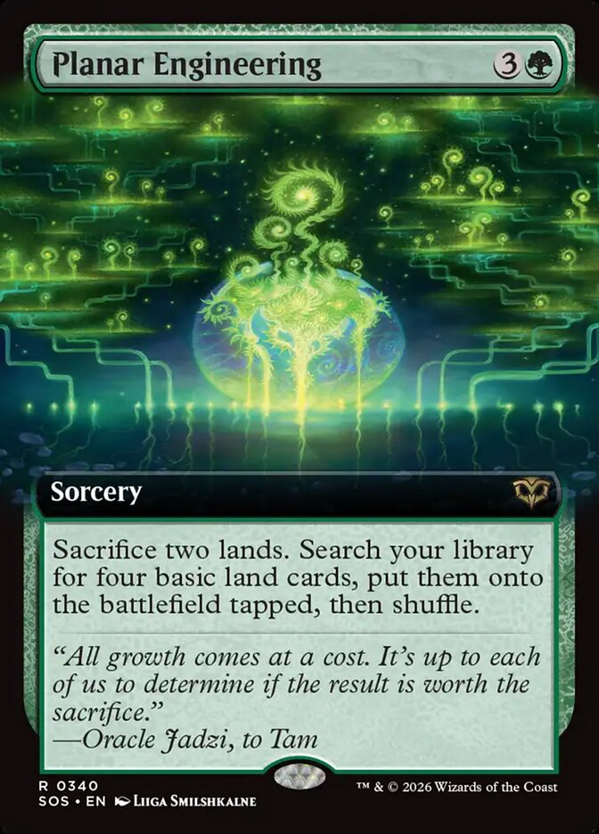 【EN】(340)《次元工学/Planar Engineering》[SOS] 緑R