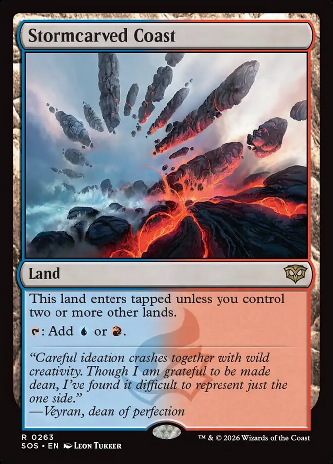 【EN】(263)《Stormcarved Coast》[SOS] 土地R