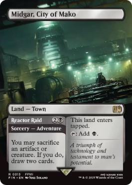 魔晄都市、ミッドガル 日本語 Foil