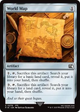 ワールドマップ 日本語 Foil