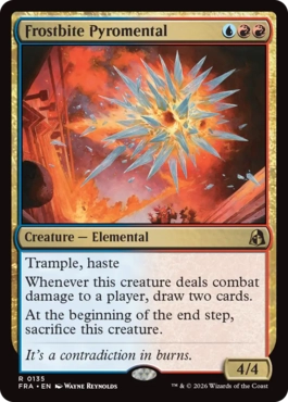 凍傷の紅蓮精霊 Frostbite Pyromental 英語 Foil