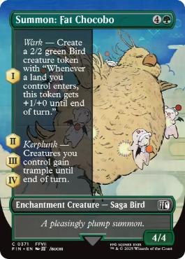 召喚：デブチョコボ 日本語 Foil