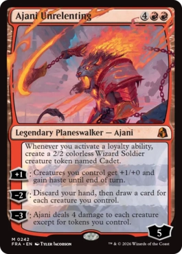 容赦なきアジャニ Ajani Unrelenting 英語 Foil