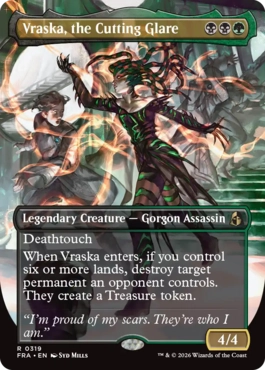 鋭き一瞥、ヴラスカ Vraska, the Cutting Glare 英語