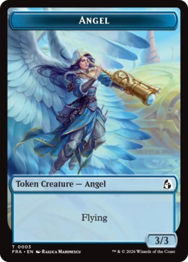 天使+ビーストトークン Angel+Beast Token 英語 Foil