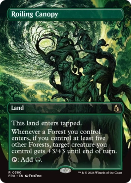 乱動する梢 Roiling Canopy 英語 Foil