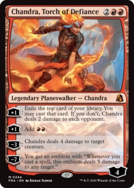 反逆の先導者、チャンドラ Chandra, Torch of Defiance 英語 Foil