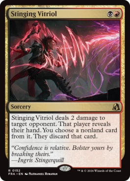 抉り穿つ言葉 Stinging Vitriol 英語 Foil