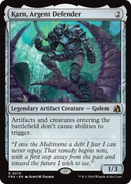 銀白の防衛者、カーン Karn, Argent Defender 英語 Foil