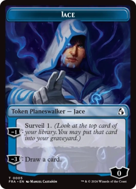 ジェイス+実習生トークン Jace+Cadet Token 英語 Foil
