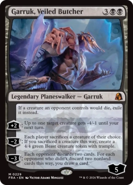 ヴェール被りの解体者、ガラク Garruk, Veiled Butcher 英語 Foil