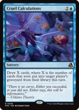 酷薄な計算 Cruel Calculations 英語 Foil