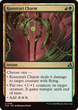 コンストラリの魔除け Konstrari Charm 英語 Foil