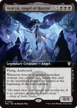 恐怖の天使、アヴァシン Avacyn, Angel of Horror 英語