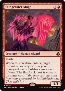 棘唱の魔道士 Stingcaster Mage 英語 Foil