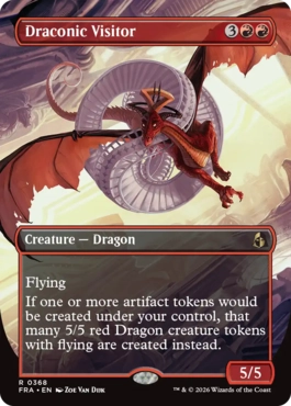 ドラゴンの訪問者 Draconic Visitor 英語