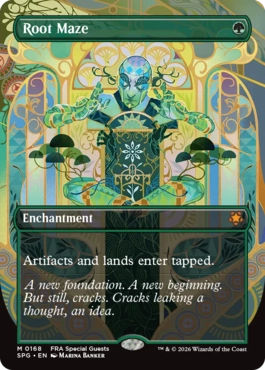 根の迷路 Root Maze 英語 Foil