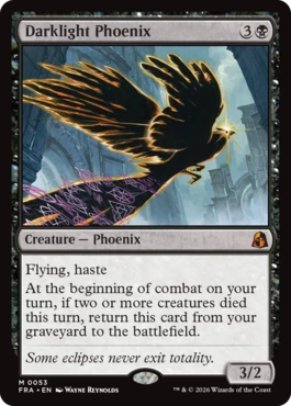 夜光のフェニックス Darklight Phoenix 英語 Foil