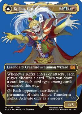 人造魔導士、ケフカ / 破壊の化身、ケフカ 日本語 Foil