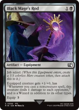 「黒魔術士」の杖 日本語 Foil