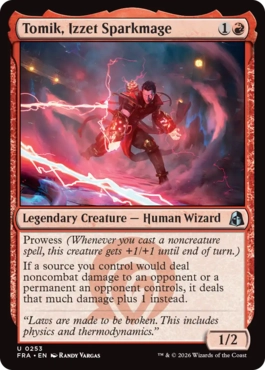 イゼットの火花魔道士、トミク Tomik, Izzet Sparkmage 英語 Foil