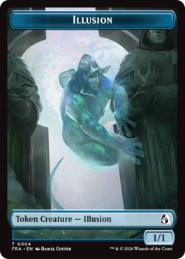 イリュージョン+ジェイストークン Illusion+Jace Token 英語 Foil