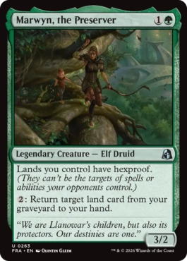 保全者、マーウィン Marwyn, the Preserver 英語 Foil