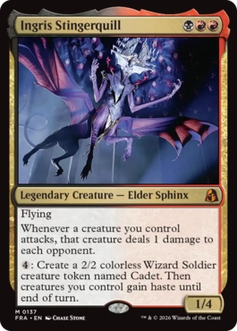 イングリス・スティンガークイル Ingris Stingerquill 英語 Foil