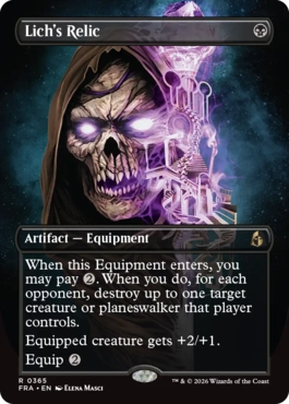 リッチの秘宝 Lich's Relic 英語 Foil