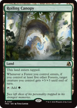 乱動する梢 Roiling Canopy 英語 Foil