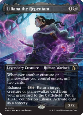 悔いし者、リリアナ Liliana the Repentant 英語 Foil
