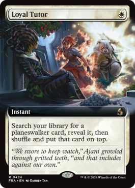 忠誠の教示者 Loyal Tutor 英語 Foil