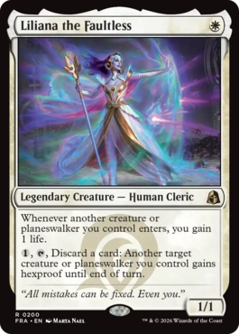 過ち無き者、リリアナ Liliana the Faultless 英語 Foil