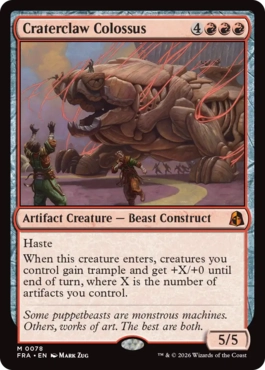 孔爪の巨像 Craterclaw Colossus 英語 Foil