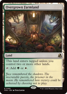 草茂る農地 Overgrown Farmland 英語 Foil