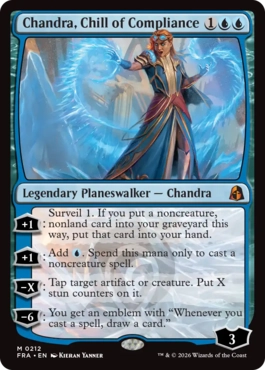 遵守の冷気、チャンドラ Chandra, Chill of Compliance 英語 Foil